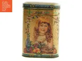 Gammeldags oval dåse til opbevaring fra Famous Biscuit Co. (str. 13 cm) - 2