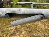 Lygtepæle med betonfødder 3 styk - 5