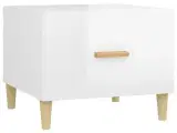 vidaXL sofabord 50x50x40 cm konstrueret træ hvid h