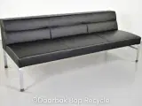Kinnarps wilson sofa i sort læder