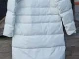 Hvid dyne frakke