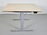 Scan office hæve-/sænkebord med birkelaminat, 120x110 cm. - 2