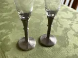 2 snapseglas - Aabenraa Tinsmedie