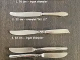 Sølvplet middagsknive 