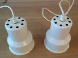 Loft lamper/pendel, 1 sæt hvid og 1 sæt sort2 sæt