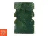 Håndskåret Tiki figur i jade (str. 7x5 cm) - 4