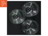 Sæt af 3 glas (str. Ø. 6. cm. længde. 12 cm. 3 styk) - 2