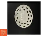 Hvid frugtskål med huller fra Home Collection (str. 27 x 12 cm) - 3