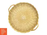 Rund flettet serveringsbakke (str. Ø. 35 cm) - 4