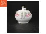 Retro Porcelænssukkerskål med roser (str. 11,5 cm) - 3