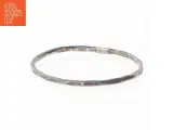Bølget fingerring i sølv (str. 56 mm) - 2