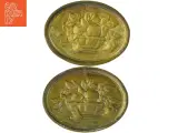Dekorative metal platter til ophæng (str. 47 x 36 cm) - 2