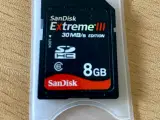 SANDISK Extreme III 8GB hukommelses kort
