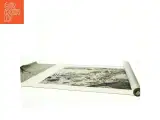 Stort rullet kort over by i antik stil (str. 150 x 41 cm) - 2