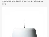 Loevschall Noir Hans Thyge & CO ø 44 cm hvid