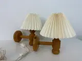 2 stk retro væglamper