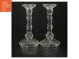 Glaslysestager - højde 23 cm - 3