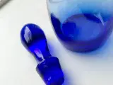 Karaffel, blåt glas - 5
