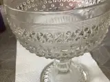 Glas skål opsats