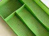 Bestikbakke, grøn plast - 3