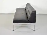 Kinnarps wilson sofa i sort læder - 2