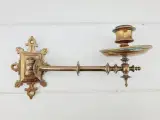 ⭐️- 2 stk Kobber Candleholder / Vægstager - 5
