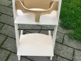 Den flotteste stokke trip trap stol i White Wash - 2
