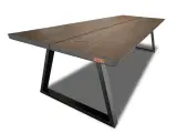 Sortbrun plankebord eg 2 HELE planker 300 x 100 cm - 5