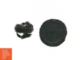 Elefant skulptur i sort  (str. 8,5 x 9,5 cm) - 2