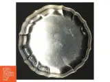 Sølvfarvet metalfad (str. 15 cm) - 3