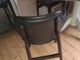 Kvalitets spisestuestole med ægte læder - 5