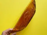Ravfarvet glasskål, oval, Tyskland, NB - 4