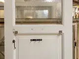 Gammel badeværelsesdør med råglas - 2