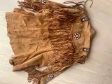 Dame indianer læder jakke
