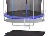 Sikkerhedsnet til 3,66 m rund trampolin