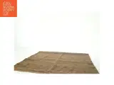 Brune smalle gardiner eller bordløbere i stof (str. 220 x 65 cm) - 4