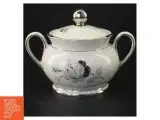 Porcelæns skål med hank og låg fra Københavns Porcellains Maleri (str. 16 x 12 cm) - 2