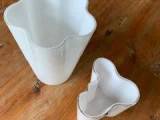 Holmegaard/ Iittala  hvide glasvaser