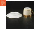 Porcelænskop og underkop sæt - 4