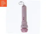 Rosa LED mini-lommelygte med nøglering (str. 12 cm) - 3