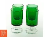 Grønne glas på fod (str. H 9,5 cm, ø 5 cm) - 4