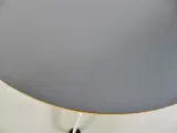 Rundt cafébord med grå laminat - 5