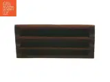 Træ organisator brevholder med indlæg af guld (str. 15 x 10 x 6,5 cm) - 5