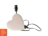 Hjerteformet keramik bordlampe (str. 24 cm) - 3