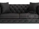 Royal 2 pers sofa sort PU  læder