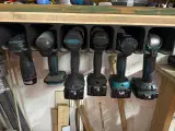 Dewalt/Makita/Milwaukee skruemaskine holder sæt - 2