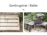 Bakke i genbrugstræ fyr