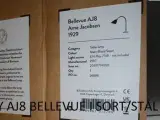Helt ny Arne Jacobsen AJ8 Bellevue sort/stål lampe
