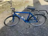  Raleigh herrecykel med anhænger