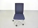 Häg h04 credo 4200 kontorstol med blåt polster og høj ryg - 5